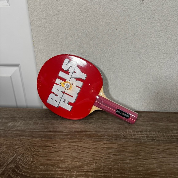 Killerspin Other - Killerspin Balls of Fury Ping Pong Paddle Table Tennis Racket Movie Promo Red